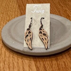 Twig Leaf Design Earrings